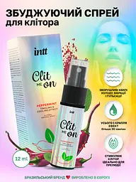 Возбуждающий спрей для клитора Intt Clit Me On, 12 мл (мята) - миниатюра 4
