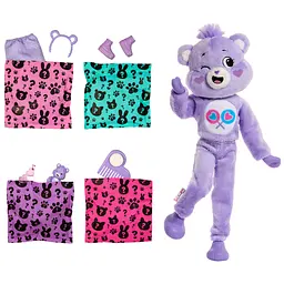 Лялька Barbie Cutie Reveal Care Bears Ведмедик Щедрівка (JCN94) - мініатюра 2