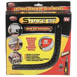 Гнучка викрутка універсальна з тріскачкою та змінними насадками 6 шт Snake Bit TOOL - мініатюра 1
