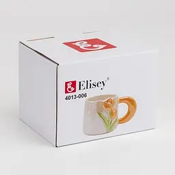Чашка Elisey Жовті тюльпани жовтий 400 мл (4013-006) - мініатюра 3