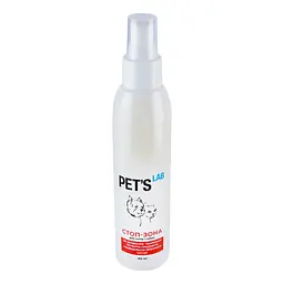 Відлякуючий спрей для котів і собак, що відлякує засіб Pet's Lab СТОП ЗОНА, 150 мл (9037)