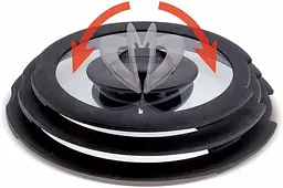 Кришка Tefal для серії Ingenio розміром 22 см (L9936492) для сковороди та каструлі - мініатюра 4