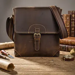 Сумка чоловіча 14675 Vintage коричнева