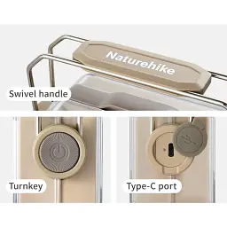 Антимоскітний ліхтар Naturehike CNK2550ZM013 150 лм, 10 Вт, ABS-пластик, оливковий, 18х11х5.7 см - мініатюра 2