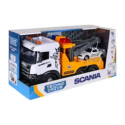Ігровий набір серії "Mid Truck" – ЕВАКУАТОР SCANIA З МАШИНОЮ ПОЛІЦІЇ (світло, звук) TechnoDrive 3004KS - мініатюра 7