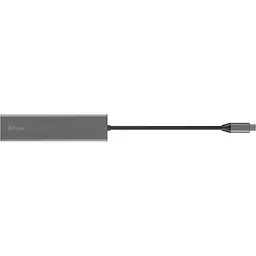 USB-Хаб Trust USB-хаб HALYX FAST 3USB+CARD READER USB-C ALUMINIUM (24191_TRUST) - мініатюра 3
