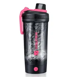 Шейкер спортивний електричний VOLTRX Gallium 600 мл Tritan Pink (Gallium_Pink) - мініатюра 1