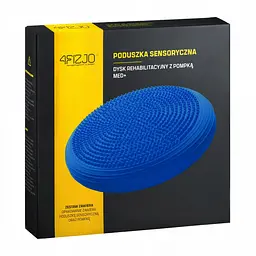 Балансувальна подушка-диск 4FIZJO MED+ 33 см (сенсомоторна) масажна Blue 4FJ0319 (P-5907739312655) - мініатюра 6
