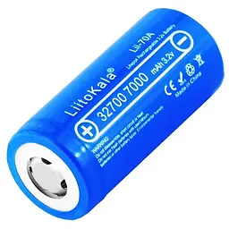 Акумулятор LiFePO4 Liitokala Lii-70A 32700 7000 маг Синій - мініатюра 3