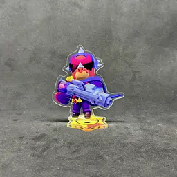 Акрилова колекційна фігурка Brawl Stars Полковник Гавс (Colonel Ruffs) 10 см