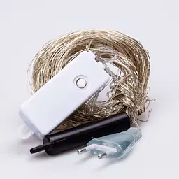 Гірлянда GarlandoPro Кінський хвіст 200 LED 10 ниток довжина 2 м, білий (1733011W) - мініатюра 9