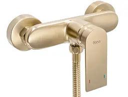 Змішувач для душу Rea Verso настінний brushed gold REA-B6566, Золотий - мініатюра 5