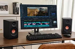 Активні студійні моніторні колонки Edifier MR-3 36W Black Bluetooth Hi-Res Audio - мініатюра 11