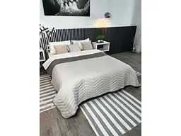 Покривало ARCLOUD 180*210 DOUBLE FACE Elephant Skin+Printed 10003-6 ZIGZAG BIG сумка - мініатюра 4