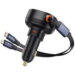 АЗП Baseus Enjoyment Pro 60W (Type-C) + Retractable Type-C+Lightning Cables, в асортименті - мініатюра 9