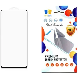 Скло захисне Drobak Xiaomi Redmi 12 Black Frame A+ (535385)