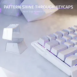 Клавіатура Attack Shark X68 HE RGB Magnetic Linear Switches White Contours (AS-6972792471020-WC) [176657] - мініатюра 6