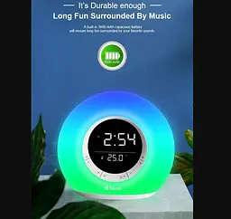 Портативная колонка, часы, будильник Kisonli Q6B Bluetooth 3600mAh 5Вт - мініатюра 9