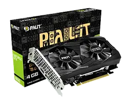 Відеокарта GeForce GTX 1650 4GB Palit GamingPro (NE6165001BG1-1175A) Б/В - мініатюра 2