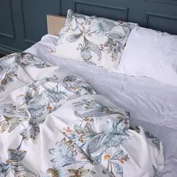 Підковдра MirSon Сатин Flower Sketch 143х210 см (2200011123431) - мініатюра 2