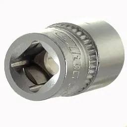 Насадка шестигранна коротка 1/4" 9мм CrV ULTRA (6060092) - мініатюра 7