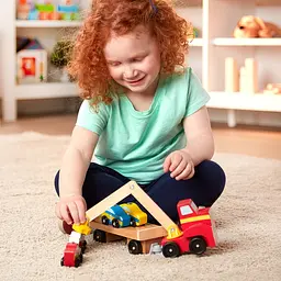 Магнітний дерев'яний автонавантажувач Melissa&Doug (MD19390) - мініатюра 5