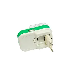 Адаптер живлення жабка біло-зелена зарядка жабка для батареї LCD USB Charger HY02 4.2V 0.3A - мініатюра 4