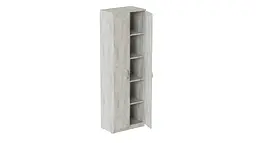 Шафа Анжело Ferrum-decor на 5 полиць 2 двері 1900x600x380 ДСП Бетон 16 мм (FRD-104982)