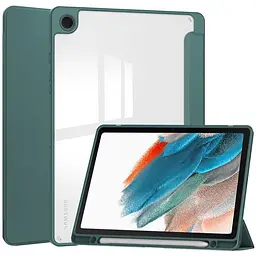 Чохол TPUCristal SlimTPU Spen holder Samsung Galaxy Tab A9 Plus SM X210 X215 X216 Темно-зелений