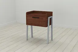 Тумба модульна Ferrum-decor Бетті 540x450x320 метал Сірий ДСП Венге 16 мм (FRD-105502) - мініатюра 3