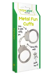 Наручники Toy Joy Fun Cuffs сріблястий - мініатюра 2