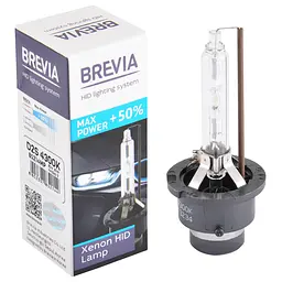 Ксенонова лампа Brevia D2S +50%, 4300K, 85V, 35W PK32d-2, 1шт(85214MP)