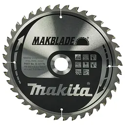 Диск пиляльний по деревині 260х30 мм 40T Makita MakBlade B-32770