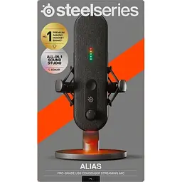Ігровий стрім мікрофон SteelSeries Alias RGB USB 1" Capsule (61601) - мініатюра 5