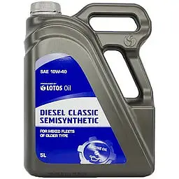 Олива моторна Lotos Diesel Classic Semisyntetic 10W/40 CE/SF 5 л (158722)