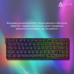 Клавіатура Ajazz AK680 V2 Ice Island Magnetic Switch (AK680-V2-I-S-W) - мініатюра 13