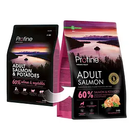 Сухий корм Profine Salmon and Potatoes для дорослих собак усіх порід, з лососем і картоплею, 3 кг - мініатюра 4