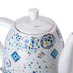 Електрочайник керамічний SOKANY SK-09008 дисковий 1.5 л, мозаїка - мініатюра 3