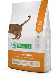 Сухий корм для дорослих котів мешкаючих у будинку Nature's Protection Indoor, 7 кг
