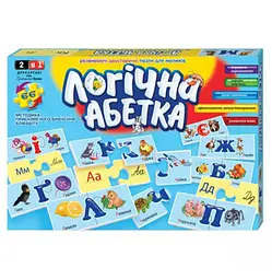 Пазли розвиваючі Логічна абетка Danko Toys DT66Asp-U Різнокольоровий shop (2000903041184)