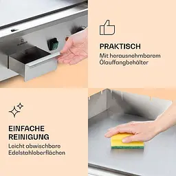 Гриль електричний Klarstein Grillmeile 4400 (10039914) - мініатюра 5