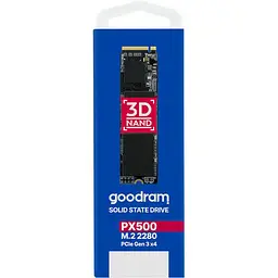 Накопичувач SSD GoodRam m.2 NVMe 256GB PX500 PCIe 3.0 250 240 (SSDPR-PX500-256-80-G2) - мініатюра 4