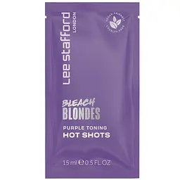 Ампули для освітленого волосся Lee Stafford Bleach Blondes Purple Toning Hot Shots тонувальні 4 шт. х 15 мл - мініатюра 2