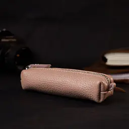 Красива жіноча шкіряна ключниця Grande Pelle 11638 рожевий - мініатюра 8