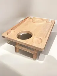 Дерев'яний столик для міцних напоїв Універсальний 35x25 см. - мініатюра 4