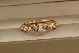 Кільце Xuping Jewelry Аморе р 20 золотисте