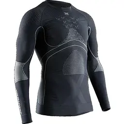 Термокофта X-Bionic Energy Accumulator 4.0 Shirt Round Neck Long Sleeve Men Black/White L (1068-EA-WT06W19M L B002)