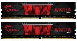 Оперативна пам'ять G.Skill 16GB (2x8GB) DDR4 2666MHz Aegis Black (F4-2666C19D-16GIS)