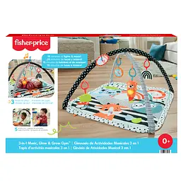 Килимок-ігровий центр 3-в-1 Fisher-Price Веселі розваги (JMN72) - мініатюра 7