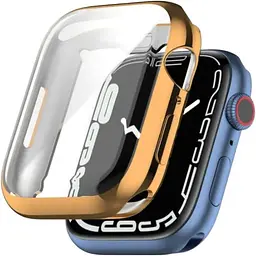 Чохол-накладка DK Silicone Face Case для Apple Watch 45mm (rose gold)